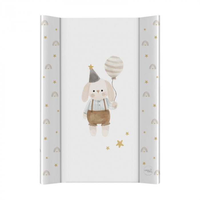 Saltea de infasat, Ceba Baby, Ultra Light, 50x70 cm, Atasabila la patut, Fara BPA, 0 luni+, Birthday Bunny [1]