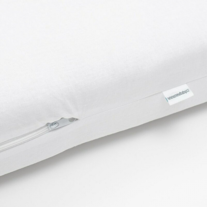 Saltea patut, New Baby, Standard, Din spuma poliuretanica, Cu husa detasabila, Din bumbac, 120x60x6 cm, Alb [2]