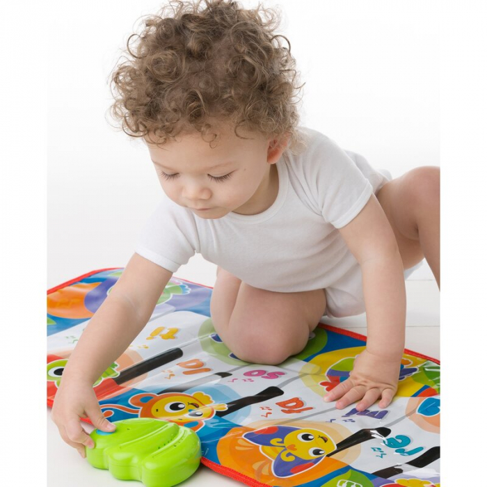 Salteluta, Playgro, Pentru bebelusi, Pian de Jucarie, Jumbo Jungle Musical, 79 cm, Cu 8 melodii [7]