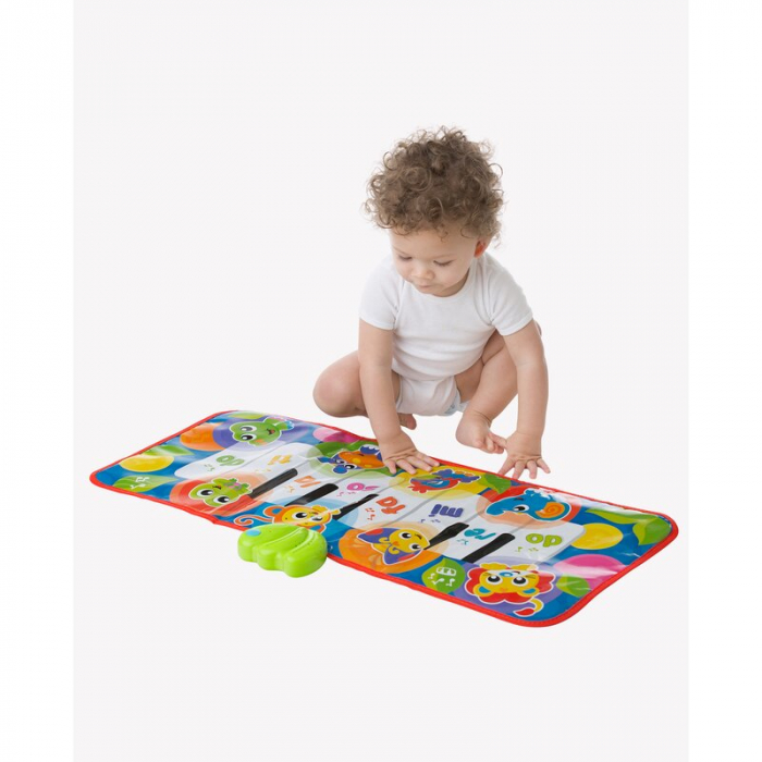 Salteluta, Playgro, Pentru bebelusi, Pian de Jucarie, Jumbo Jungle Musical, 79 cm, Cu 8 melodii [6]