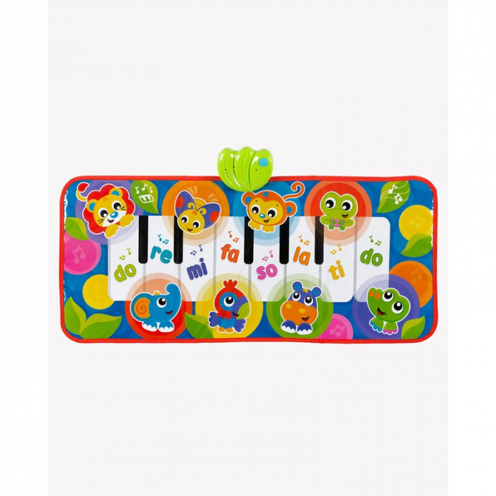 Salteluta, Playgro, Pentru bebelusi, Pian de Jucarie, Jumbo Jungle Musical, 79 cm, Cu 8 melodii [2]