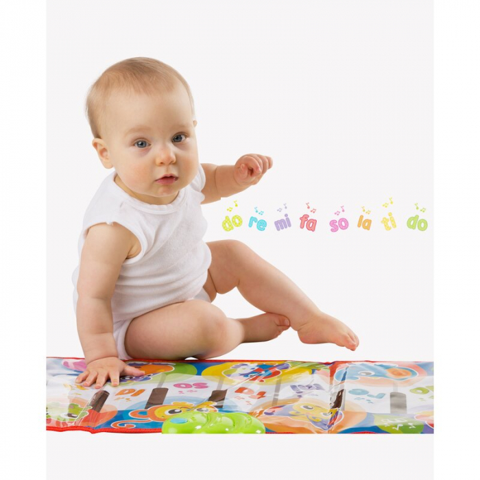 Salteluta, Playgro, Pentru bebelusi, Pian de Jucarie, Jumbo Jungle Musical, 79 cm, Cu 8 melodii [9]