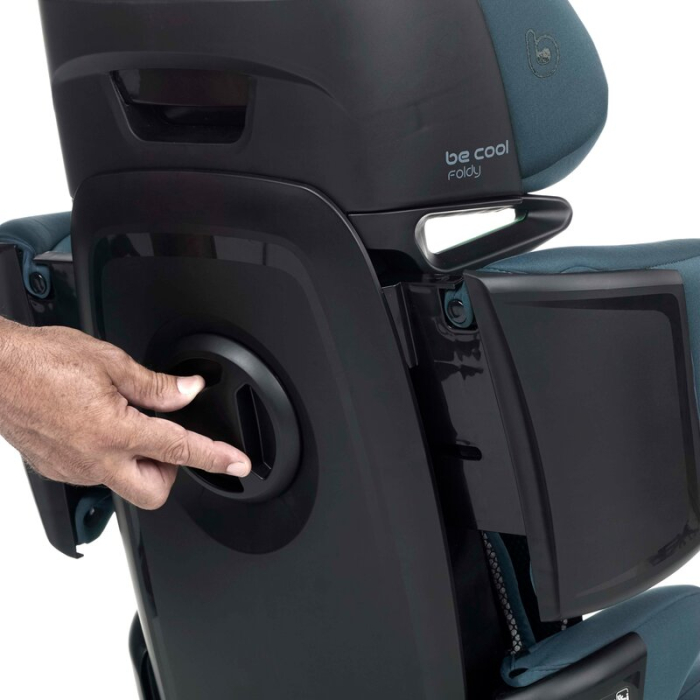 Scaun auto, Be Cool, Foldy, I-Size, Cu sistem isofix, Pliabil, 100-150 cm, 4-12 ani, Conform cu standardul european de securitate ECE R129, Be Petrol [15]