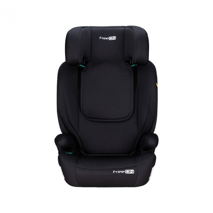 Scaun auto, FreeON, Vega, I-Size, Grupa 2/3, 100-150 cm, 4-12 ani, Cu husa detasabila, Cu cotiere, Cu tetiera reglabila 14 pozitii, Conform cu standardul european de securitate ECE R129, Negru [11]