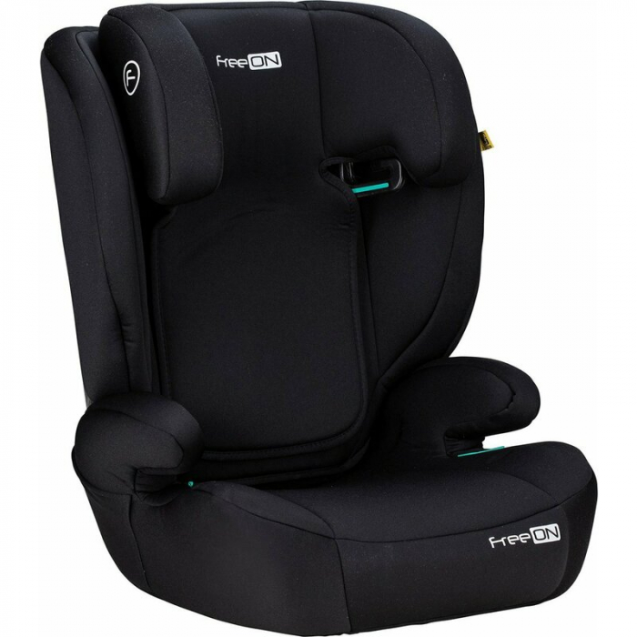 Scaun auto, FreeON, Vega, I-Size, Grupa 2/3, 100-150 cm, 4-12 ani, Cu husa detasabila, Cu cotiere, Cu tetiera reglabila 14 pozitii, Conform cu standardul european de securitate ECE R129, Negru [1]