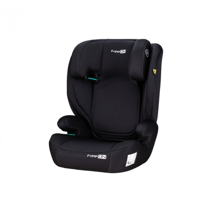 Scaun auto, FreeON, Vega, I-Size, Grupa 2/3, 100-150 cm, 4-12 ani, Cu husa detasabila, Cu cotiere, Cu tetiera reglabila 14 pozitii, Conform cu standardul european de securitate ECE R129, Negru [6]