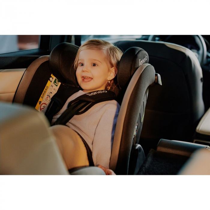 Scaun auto, Lionelo, Aart i-Size, Cu spatar inclinabil in 4 pozitii, Cu tetiera reglabila in 13 pozitii, 0-36 Kg, 40-150 cm, Cu centura siguranta in 3 puncte, Conform cu ECE R129/03, Bej [26]