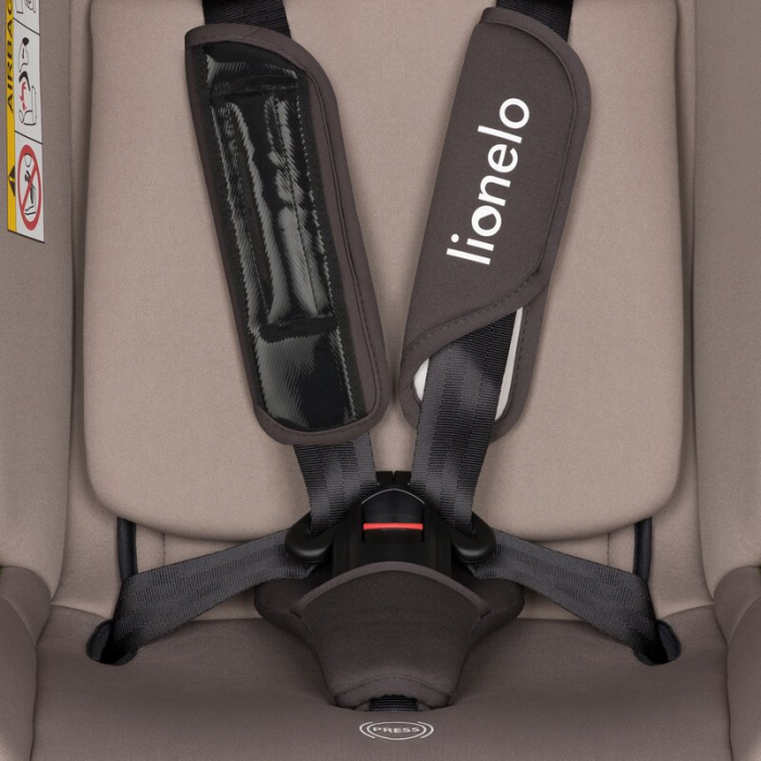 Scaun auto, Lionelo, Aart i-Size, Cu spatar inclinabil in 4 pozitii, Cu tetiera reglabila in 13 pozitii, 0-36 Kg, 40-150 cm, Cu centura siguranta in 3 puncte, Conform cu ECE R129/03, Bej [15]