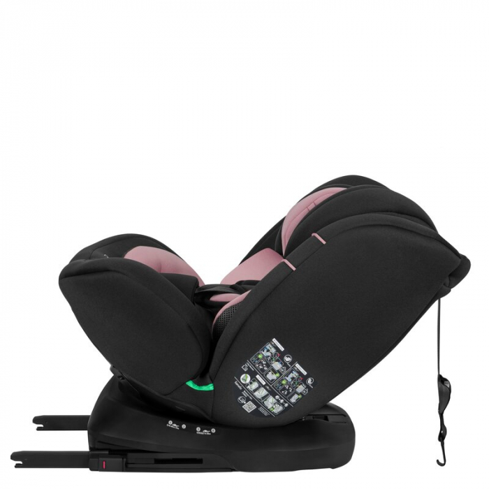 Scaun auto, Lionelo, Bastiaan i-Size, 4 in 1, Protectie laterala, Cu spatar inclinabil in 4 pozitii, Cu tetiera reglabila in 7 pozitii, Rotire 360 grade, Top Tether, 0-36 Kg, 40-150 cm, Cu Isofix, Con [2]