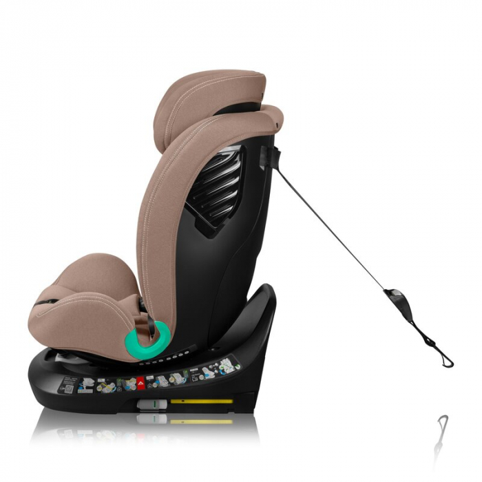 Scaun auto, Lionelo, Bastiaan One i-Size, 4 in 1, Protectie laterala, Cu spatar inclinabil in 4 pozitii, Cu tetiera reglabila in 13 pozitii, Rotire 360 grade, Top Tether, 0-36 Kg, 40-150 cm, Cu Isofix [13]