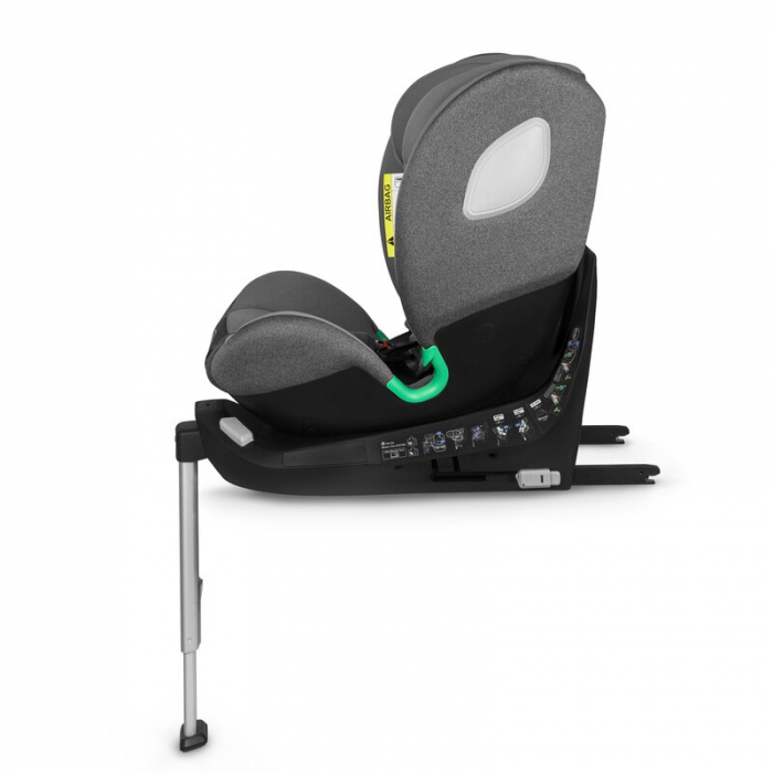 Scaun auto, Lionelo, i-Size Braam, 0-36 Kg, 40-150 cm, Cu isofix si picior de fixare, Protectie laterala, Rotire 360 grade, Ajustare spatar in 5 pozitii, Tetiera reglabila in 14 trepte, Conform cu sta [8]