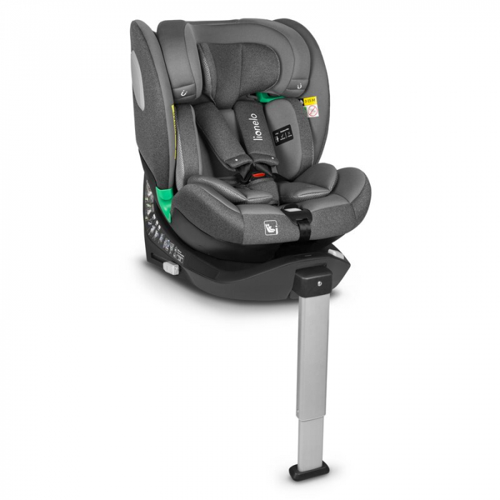 Scaun auto, Lionelo, i-Size Braam, 0-36 Kg, 40-150 cm, Cu isofix si picior de fixare, Protectie laterala, Rotire 360 grade, Ajustare spatar in 5 pozitii, Tetiera reglabila in 14 trepte, Conform cu sta [3]
