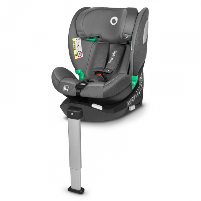 Scaun auto, Lionelo, i-Size Braam, 0-36 Kg, 40-150 cm, Cu isofix si picior de fixare, Protectie laterala, Rotire 360 grade, Ajustare spatar in 5 pozitii, Tetiera reglabila in 14 trepte, Conform cu sta [2]