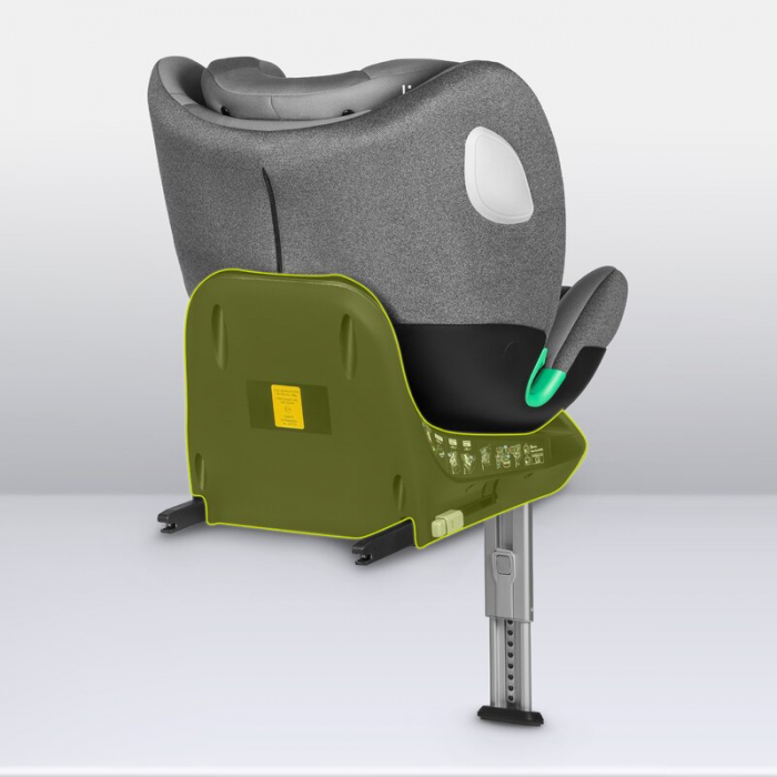 Scaun auto, Lionelo, i-Size Braam, 0-36 Kg, 40-150 cm, Cu isofix si picior de fixare, Protectie laterala, Rotire 360 grade, Ajustare spatar in 5 pozitii, Tetiera reglabila in 14 trepte, Conform cu sta [43]