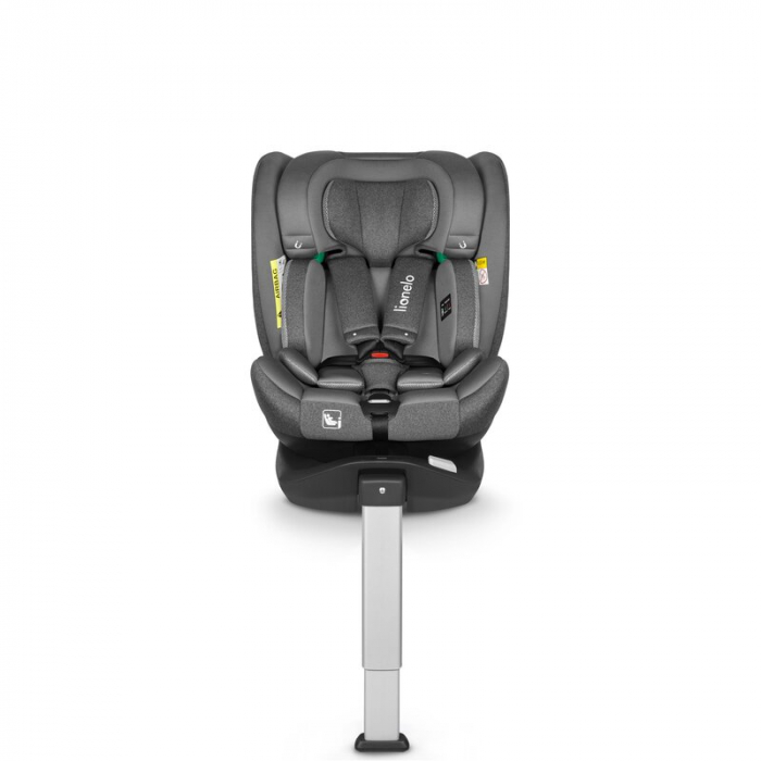 Scaun auto, Lionelo, i-Size Braam, 0-36 Kg, 40-150 cm, Cu isofix si picior de fixare, Protectie laterala, Rotire 360 grade, Ajustare spatar in 5 pozitii, Tetiera reglabila in 14 trepte, Conform cu sta [5]