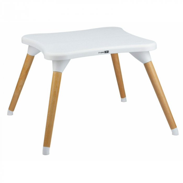 Scaun de masa 3 in 1, Multifunctional, Eos, Cu tavita reglabila si detasabila, Conform cu standardul european de securitate EN 14988:2017+A1:2020, FreeON, Grey [4]