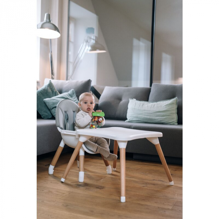 Scaun de masa 3 in 1, Multifunctional, Eos, Cu tavita reglabila si detasabila, Conform cu standardul european de securitate EN 14988:2017+A1:2020, FreeON, Grey [9]