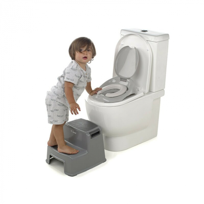Scaunel Inaltator, Jane Pentru WC, In Doua Trepte, Suprafata antiderapanta, 3 ani + , Dim Grey [3]
