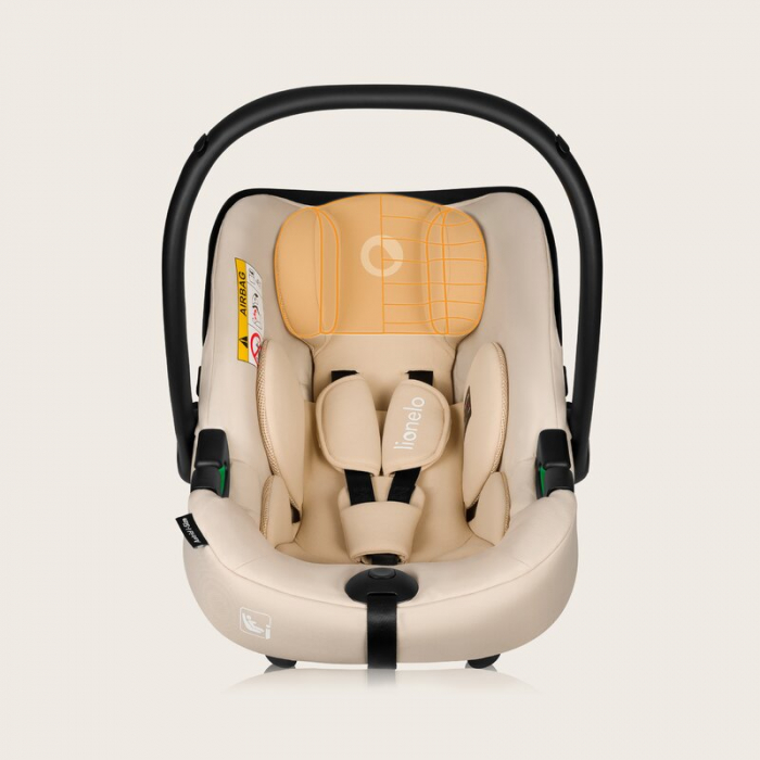 Scoica auto, Lionelo, i-Size Astrid, 0-13 Kg, 40-87 cm, Cu maner si capotina reglabile, Cu protectie laterala avansata, Salteluta confortabila, Testat ADAC, Conform cu standardul european de securitat [18]