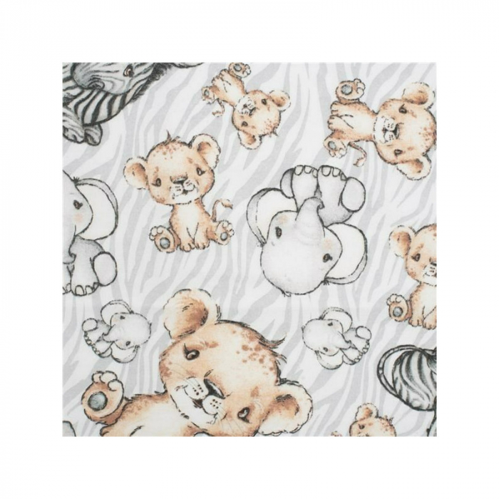 Scutec impermeabil din flanel, Cu multiple intrebuintari, Dimensiune 57x47 cm, New Baby, Baby Zoo [2]