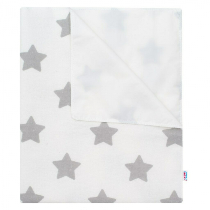 Scutec impermeabil din flanel, Cu multiple intrebuintari, Dimensiune 57x47 cm, New Baby, Stars [1]