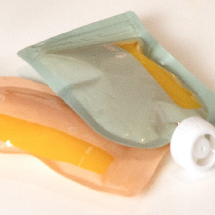 Set 12 pungi reutilizabile, Jane, Pentru hranire, Inchidere ermetica, 10x17 cm, 100 ml, BPA-free si testat LFGB, Multicolor [6]