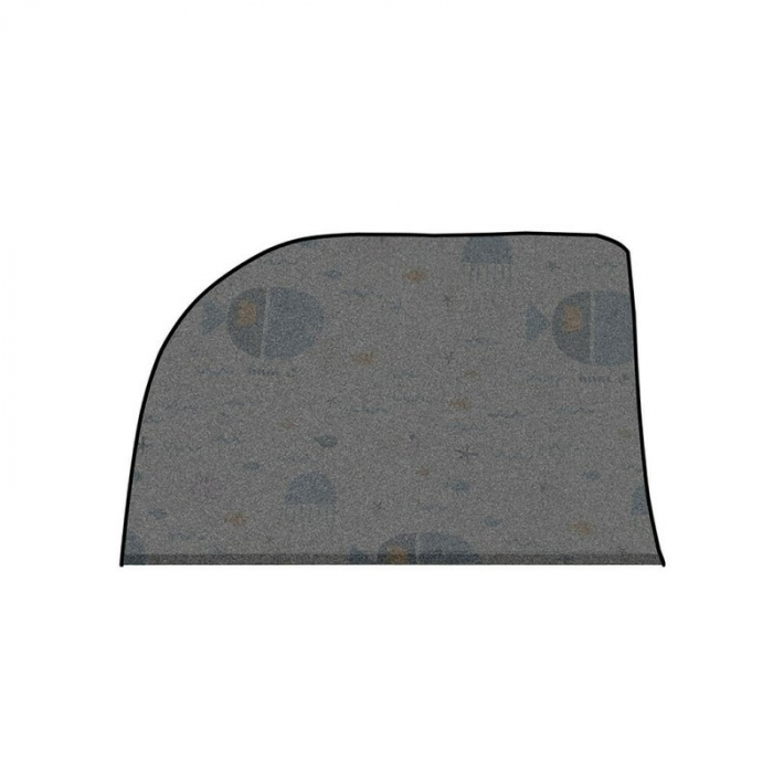 Set 2 parasolare plasa auto cu acoperire 100%, Jane, Universale, Usor de instalat, fara ventuze, Lazuli Blue [3]