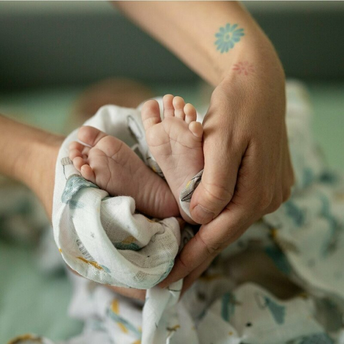 Set 3 scutece, Petite&Mars, Moussy, Din muselina de bambus, Hipoalergenice, 68 x 68 cm, Certificate Oeko Tex Standard 100, Forest Fox [9]