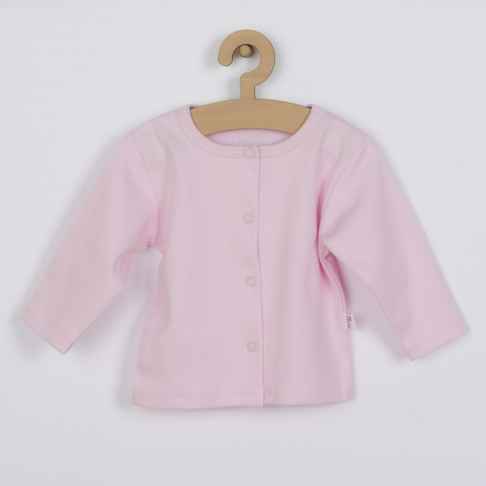 Set 4 piese, Salopeta fara maneci, jacheta, body cu maneca lunga, caciulita, Marime 56, Din bumbac 100%, New Baby, Angel Pink [6]