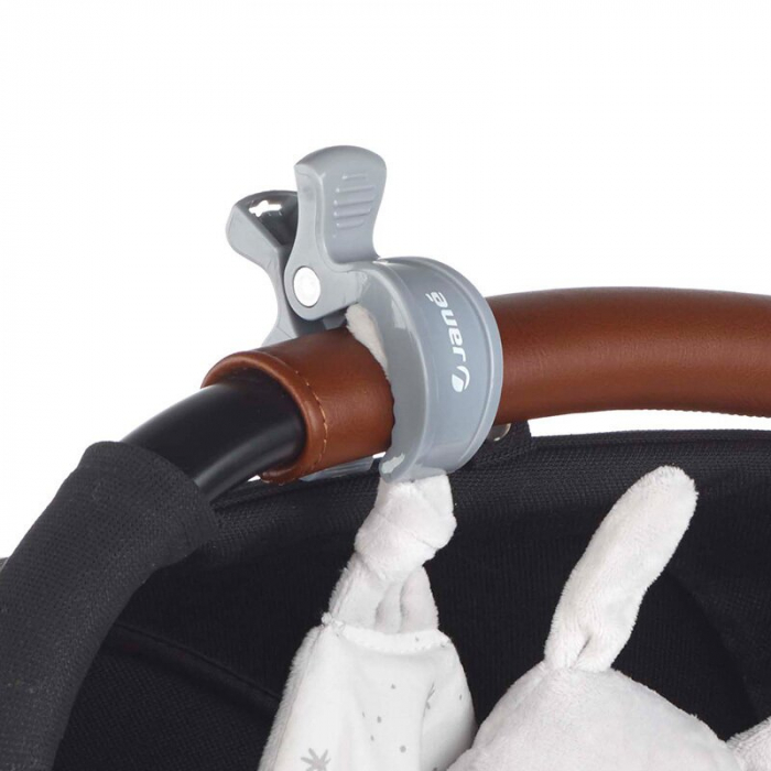 Set 6 clesti pentru carucior, Jane, Multifunctional, Gri si negru [4]