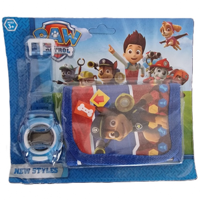 Set ceas electronic cu portofel diferite personaje [4]