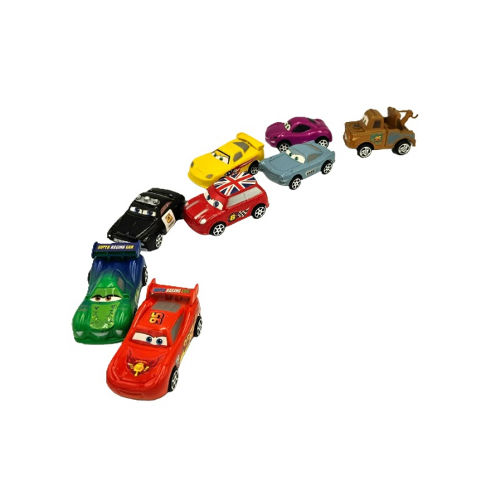 Set de 8 masinute Disney Cars MCQueen [2]