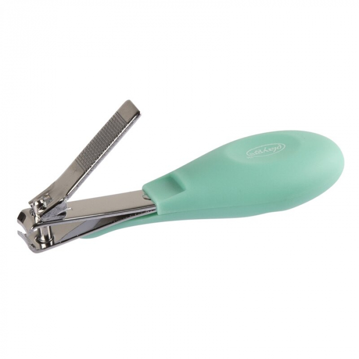 Set de ingrijire, Playgro, Include unghiera, fofecuta si doua pile, Cu manere moi si confortabile, Capete rotunjite la forfecuta, 0 luni+, Gentle Touch Nail Care Set [2]