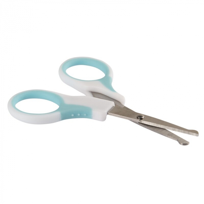 Set de ingrijire, Playgro, Include unghiera, fofecuta si doua pile, Cu manere moi si confortabile, Capete rotunjite la forfecuta, 0 luni+, Gentle Touch Nail Care Set [3]