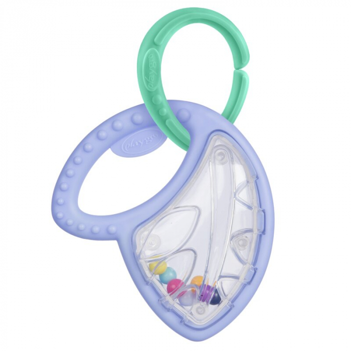Set jucarii carucior si dentitie, Playgro, Clip Clop, Cu 3 jucarii, Cu 3 inele pentru dentitie, Cu diverse forme si texturi, Cu sunete si zornaieli, Dezvolta abilitatile motorii si imaginatia, 0 luni+ [4]