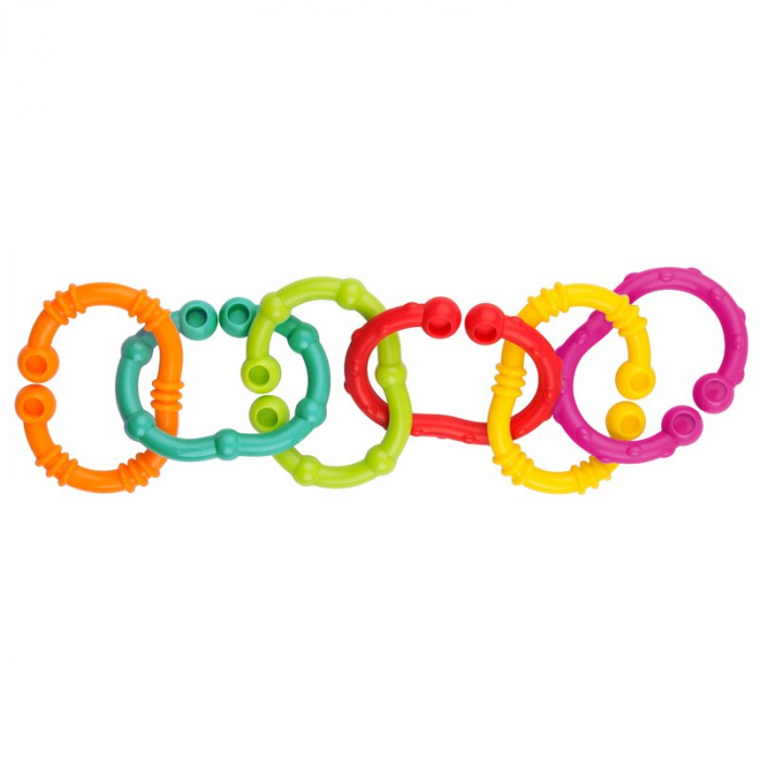 Set jucarii interactive, Playgro, Include 6 cupe pentru stivuire, 6 inele, o jucarie din plus si o jucarie cu ventuza, 6 luni+, Sensory Llama Explore and Play Gift Pack [9]