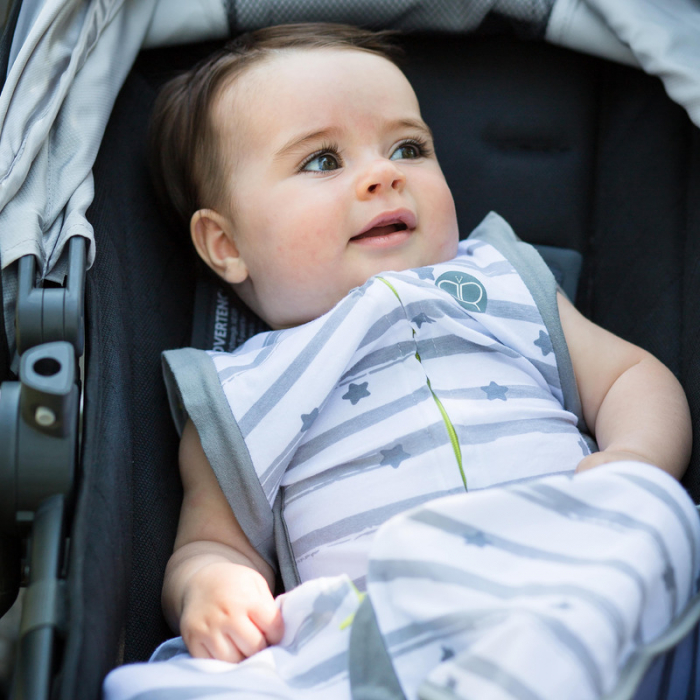 Sistem de infasare 3 in 1, Sleep, Confortabil si sigur, Cu 3 pozitii ale bratelor, Small, Pentru 3 - 6 Kg, Bbluv, Grey [4]