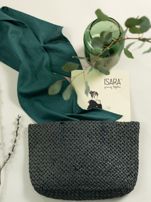 Sling cu Inele ISARA Evergreen Linen [4]
