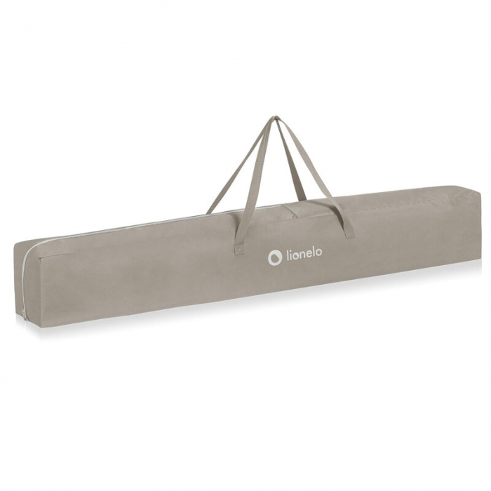 Tarc de joaca copii, Lionelo, Willow XL,180 x 200 cm, Pliere compacta, Include geanta de transport, Din plasa, Cu doua intrari laterale si fermoar, Cu ventuze pentru stabilitate, Conform cu EN 12227:2 [11]