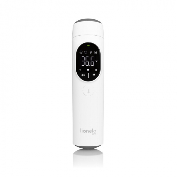 Termometru, Lionelo, FeverScan, Cu infrarosu, Fara contact, Rezultat ultrarapid, Potrivit si pentru alimente, Cu 4 moduri de functionare, Cu indicator LED si alarma sonora, Cu husa de depozitare [2]