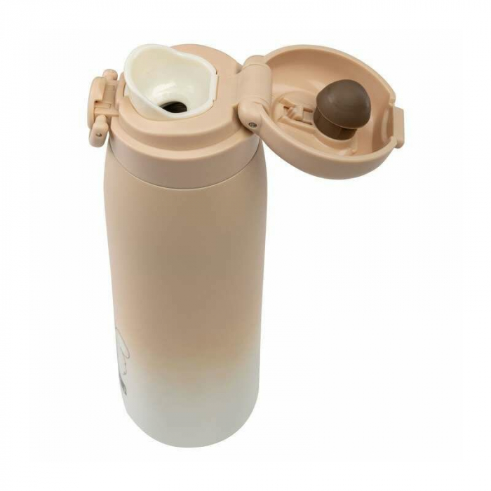 Termos lichide, FreeON, Din otel inoxidabil, Cu mentinere de temperatura de pana la 12 ore, 480 ml, Beige [3]