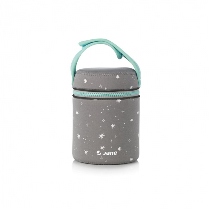 Termos mancare solida bebelusi, Jane, Din otel inoxidabil, 550 ml, Fara BPA, Cu gentuta din izopren, Mint [2]