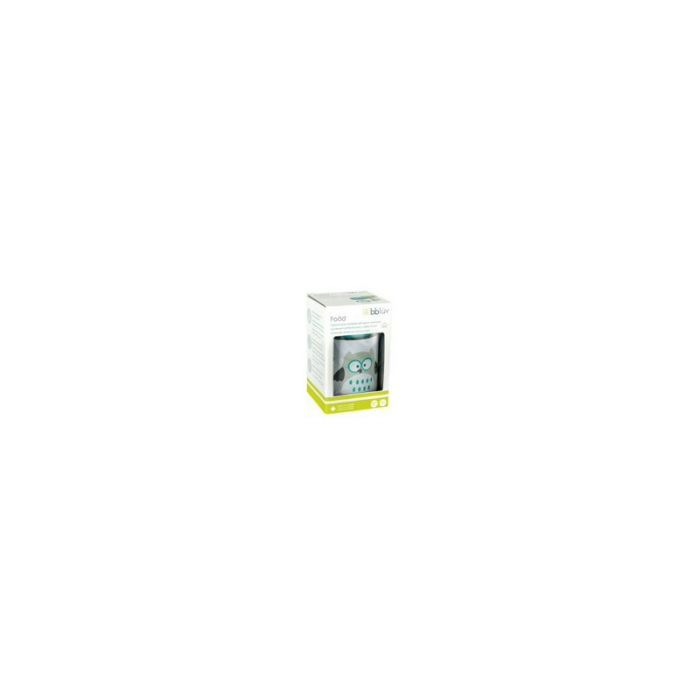 Termos pentru alimente solide, Food, Cu lingurita inclusa, 300 ml, BPA Free, Bbluv, Aqua [7]
