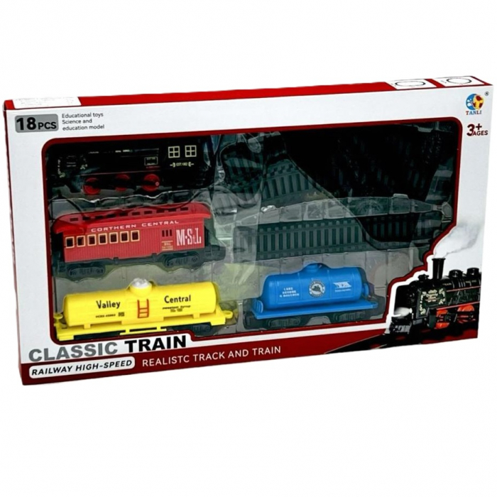 Tren electric pentru copii cu sina , 18 piese [2]