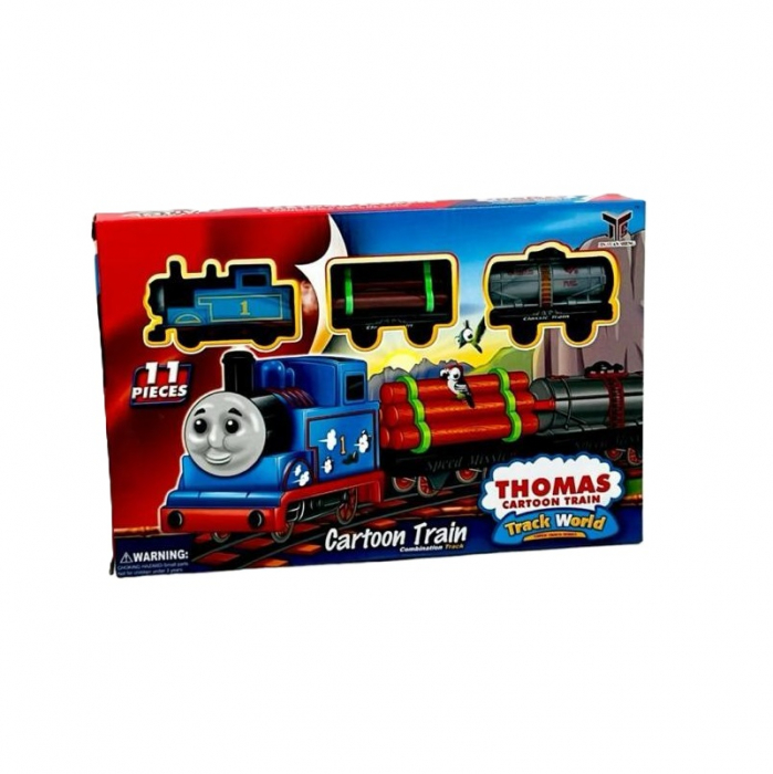 Tren electric Thomas cu 2 vagoane si sina [3]