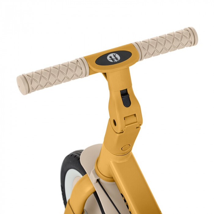 Tricicleta, Petite&Mars, Turbo, 5 in 1, Multifunctionala, Vehicul de impins, Bicicleta cu/fara pedale, Cu maner de ghidaj, Detasabil, Roti din cauciuc, Pana la 25 kg, 1.5-5 ani, Ocru [10]
