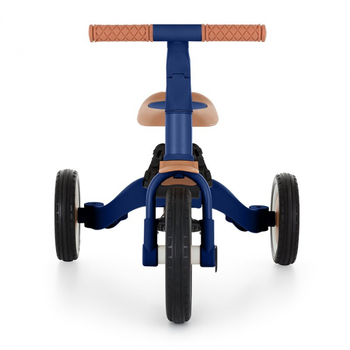 Tricicleta, Petite&Mars, Turbo, 5 in 1, Multifunctionala, Vehicul de impins, Bicicleta cu/fara pedale, Cu maner de ghidaj, Detasabil, Roti din cauciuc, Pana la 25 kg, 1.5-5 ani, Albastru [9]