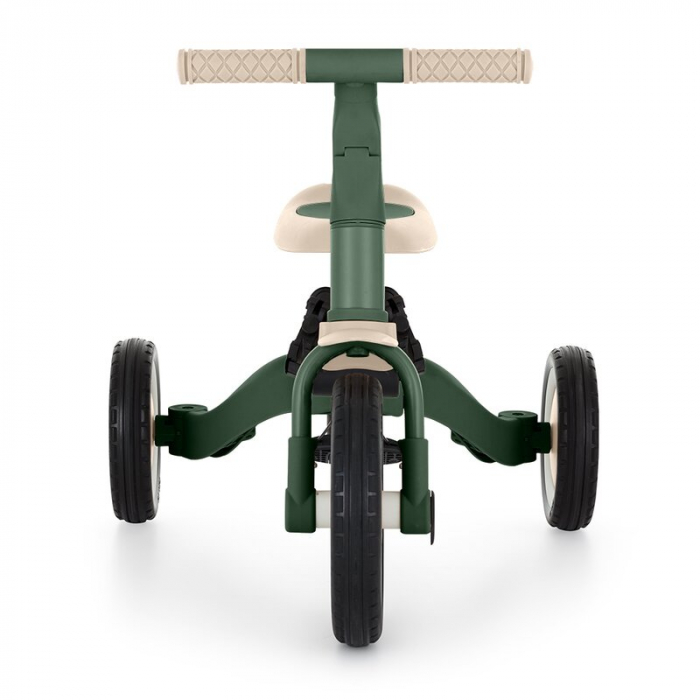 Tricicleta, Petite&Mars, Turbo, 5 in 1, Multifunctionala, Vehicul de impins, Bicicleta cu/fara pedale, Cu maner de ghidaj, Detasabil, Roti din cauciuc, Pana la 25 kg, 1.5-5 ani, Verde [10]