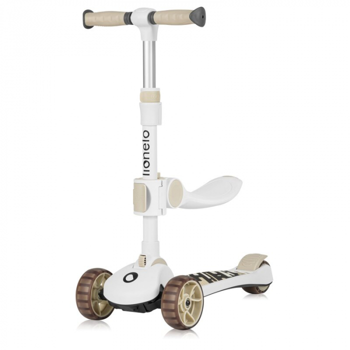 Trotineta, Lionelo, Franky, Multifunctionala, Pliabila, Pana la 50 kg, Bicicleta cu 3 roti si trotineta de echilibru, Ghidon reglabil, Sezut detasabil, Roti cu LED, Conform cu EN71, EN62115, 12 luni+, [2]