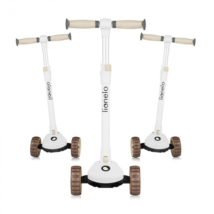 Trotineta, Lionelo, Franky, Multifunctionala, Pliabila, Pana la 50 kg, Bicicleta cu 3 roti si trotineta de echilibru, Ghidon reglabil, Sezut detasabil, Roti cu LED, Conform cu EN71, EN62115, 12 luni+, [10]